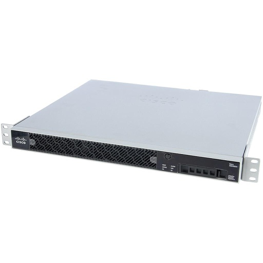 [ASA5525-K9] Cisco ASA 5525-X Firewall Edition; includes firewall services, 750 IPsec VPN peers, 2 SSL VPN peers, 8 copper GE data ports, 1 copper GE management port, 1 AC power supply, Active/Active high availability, 2 security contexts, 3DES/AES license