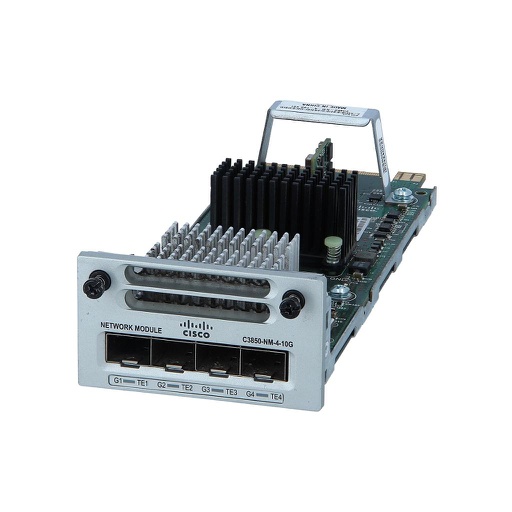 [C3850-NM-4-10G] Cisco 4 x Gigabit Ethernet / 4 x 10 Gigabit Ethernet network module spare for 3850
