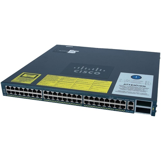 [WS-C4948-10GE] Cisco Catalyst 4948-10GE, optional software image, optional power supplies, fan tray