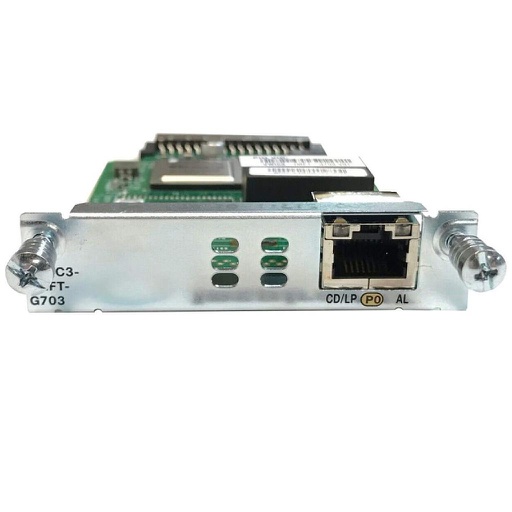 [VWIC3-1MFT-G703] Cisco 1-Port Multiflex Trunk Voice/WAN 3rd Generation Interface Card - G.703