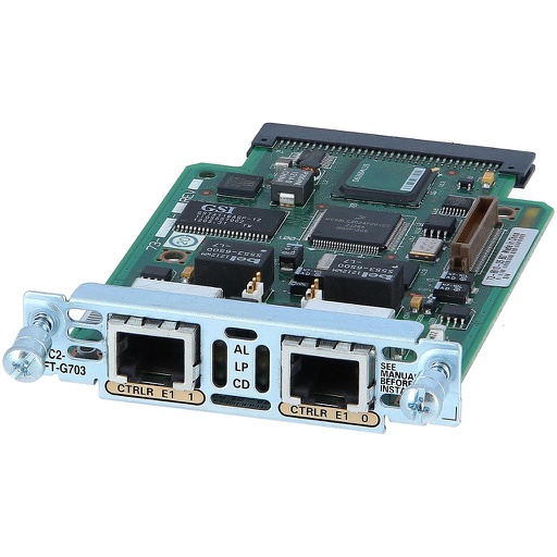 [VWIC2-2MFT-G703] Cisco 2-Port Multiflex Trunk Voice/WAN 2nd Generation Interface Card - G.703